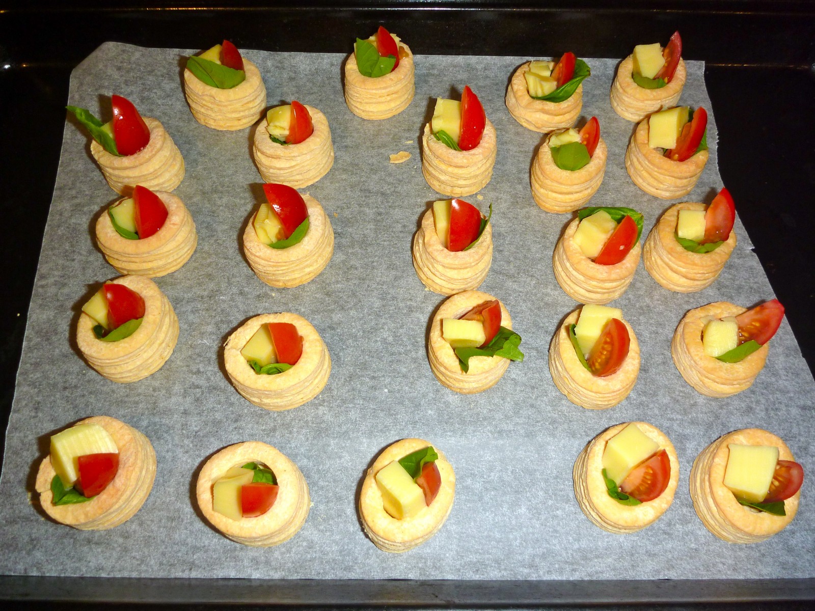 Christmas vol au vents Claire K Creations