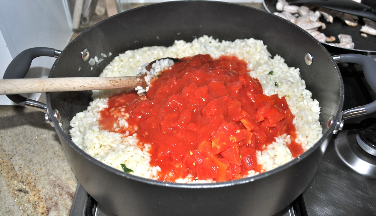 Tomato chicken risotto Claire K Creations