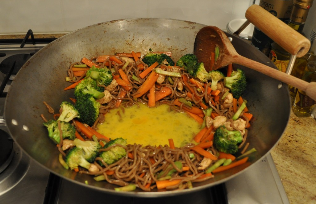 Chicken yaki soba noodles Claire K Creations