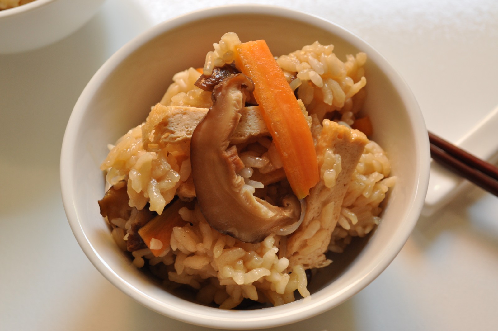 Kayaku gohan (healthy vegetable rice) the cookbook club Claire K