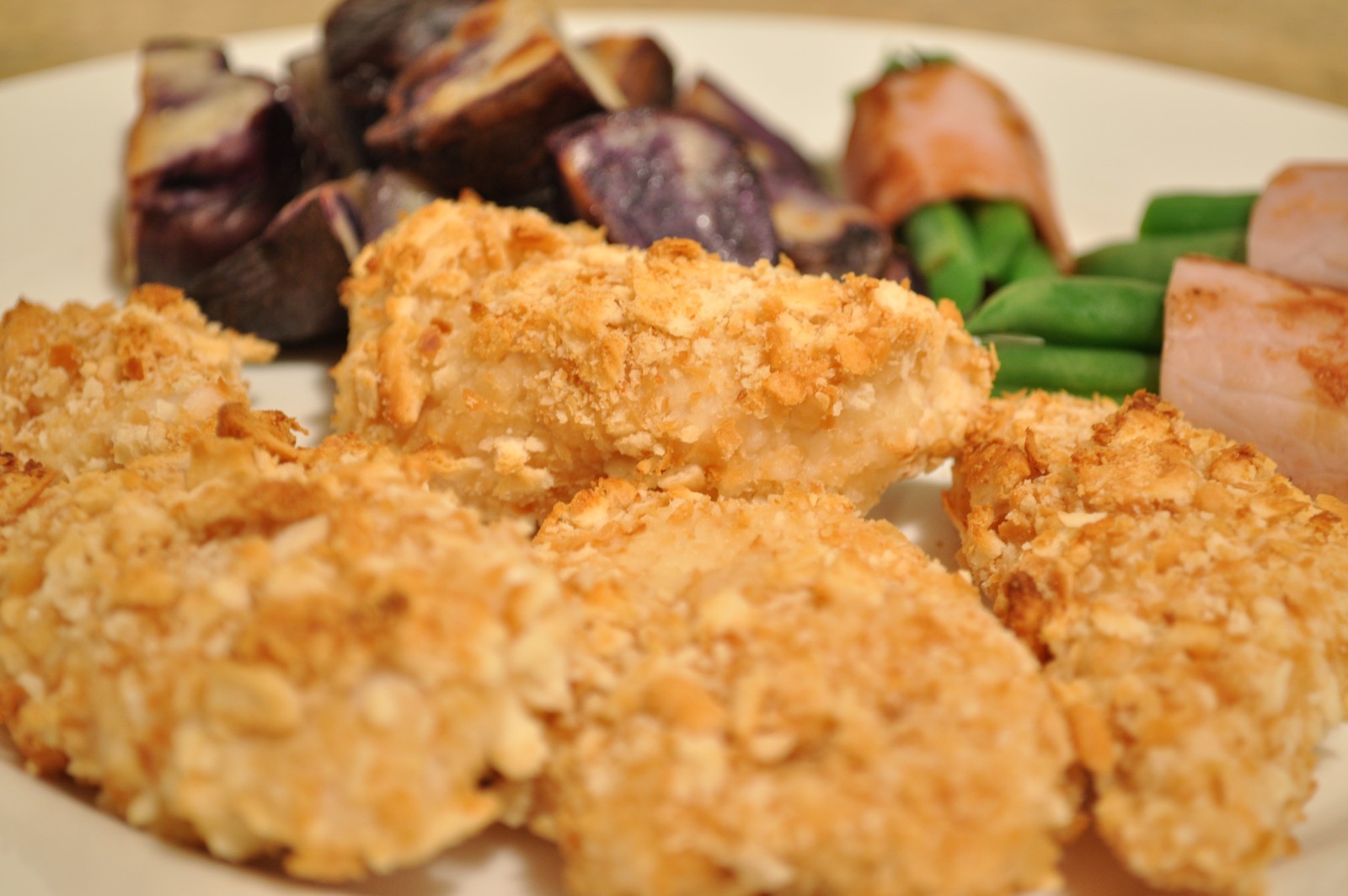 Ritzy chicken nuggets with bacon and bean bundles Claire K Creations