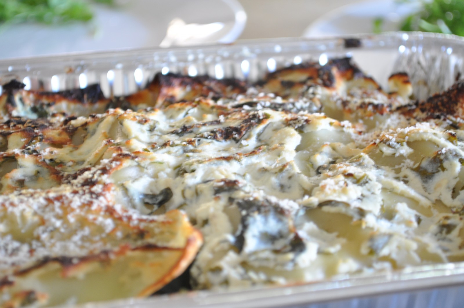Zucchini, eggplant and mushroom lasagna low calorie recipe Claire K