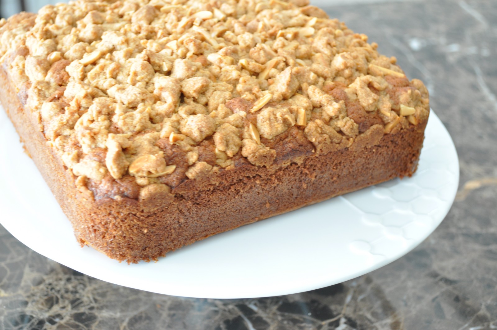 Almond and cinnamon coffee cake Claire K Creations