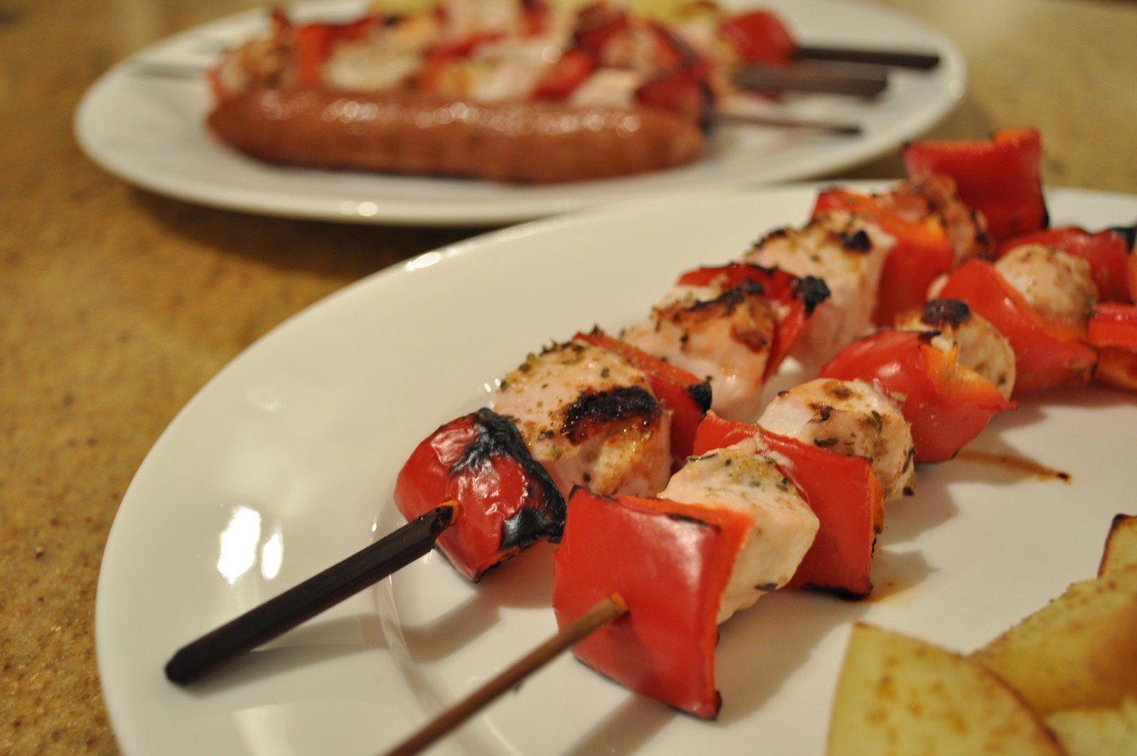 Weber family Q3200 and Mexican chicken skewers Claire K Creations