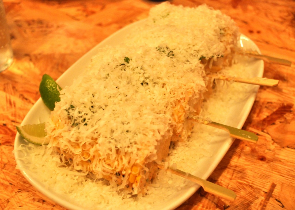 Ms G’s grilled corn on the cob, parmesan, lime (v) $4ea