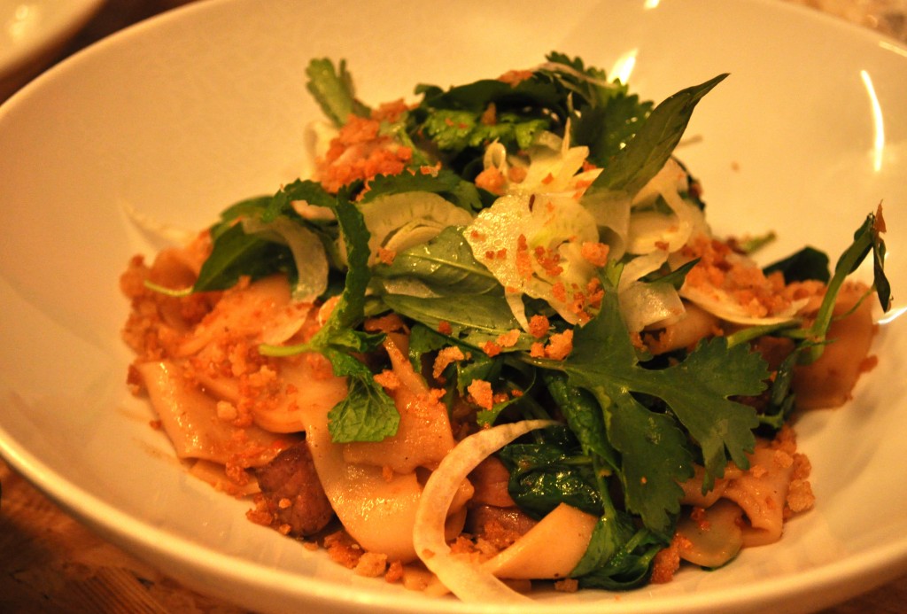 Nigel’s famous wok fried lamb noodles $18