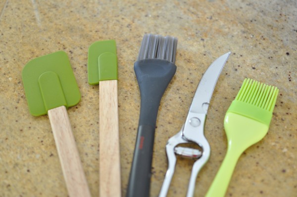 Kitchen utensils in my favourite colour