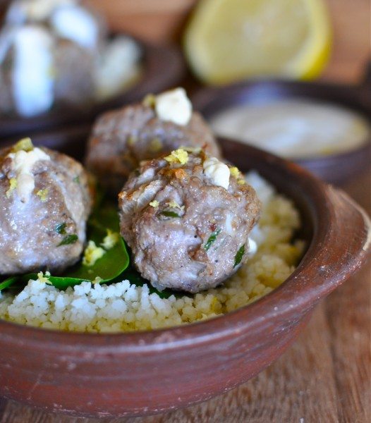 Moroccan lamb meatballs with yoghurt dressing Claire K Creations