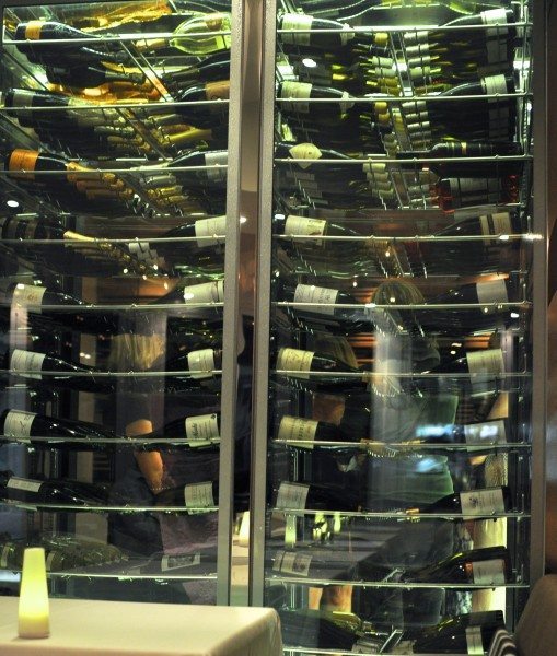 Wall of wine