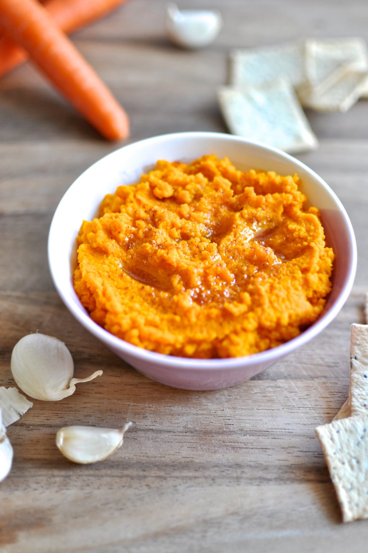 Paleo and vegan carrot dip Claire K Creations