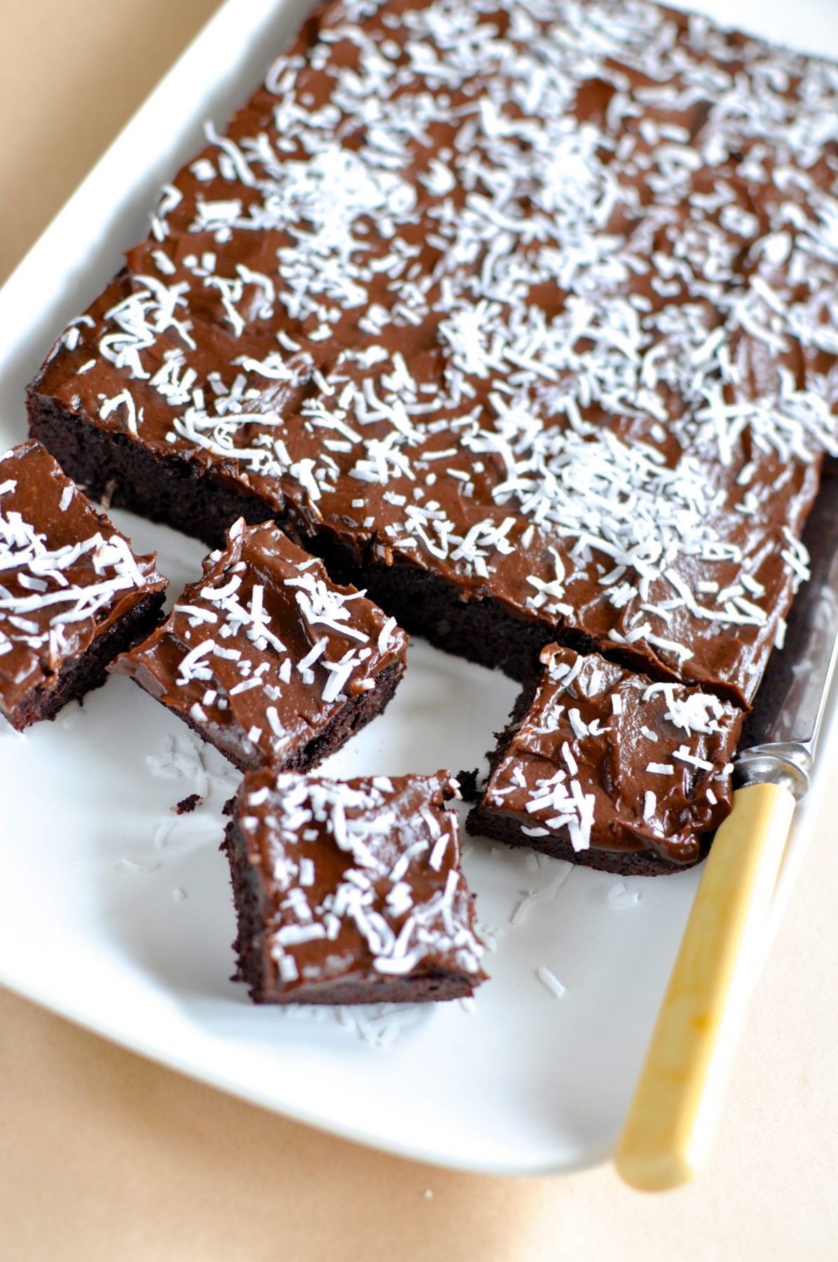 Paleo chocolate coconut slice Claire K Creations