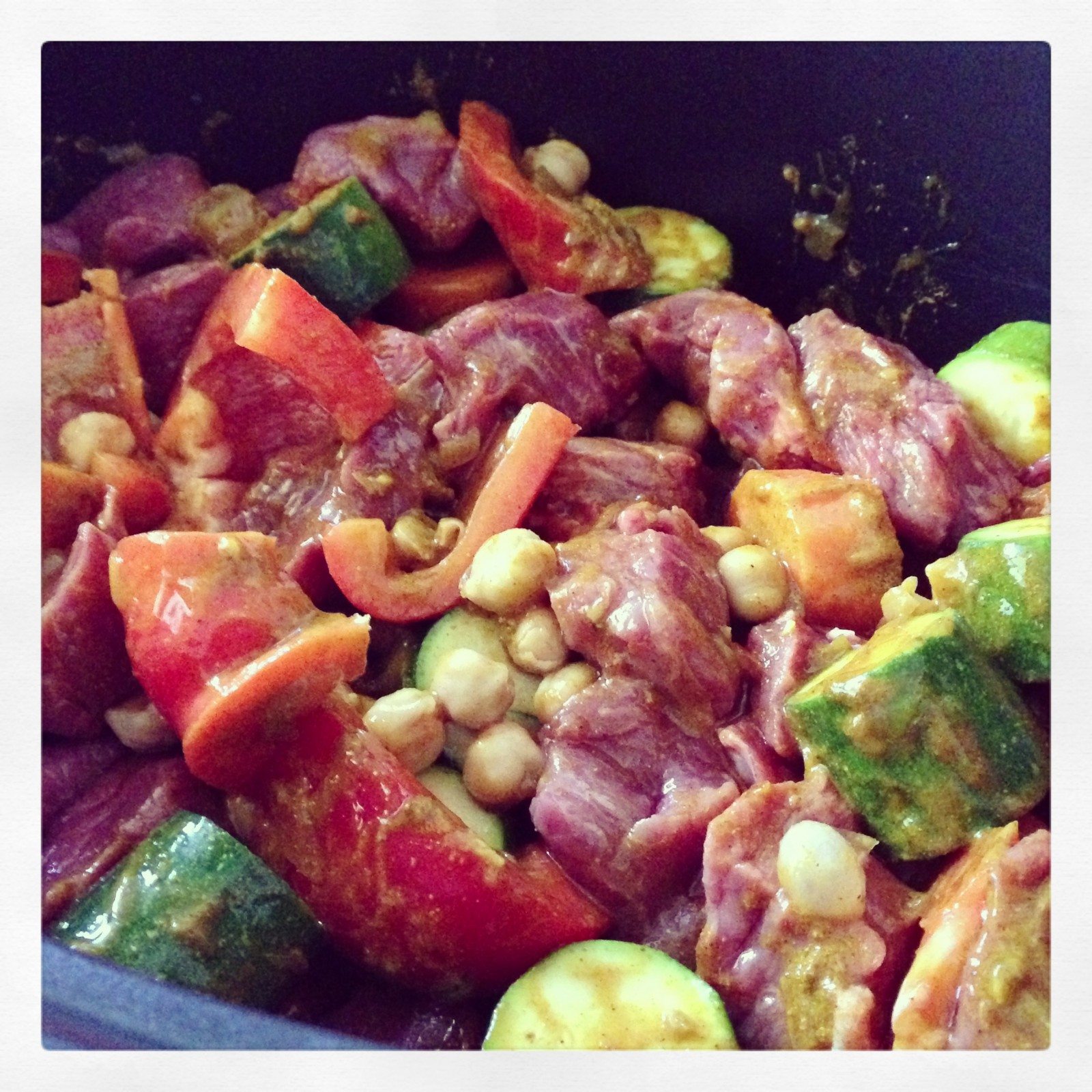 Moroccan beef curry in the slow cooker - Claire K Creations