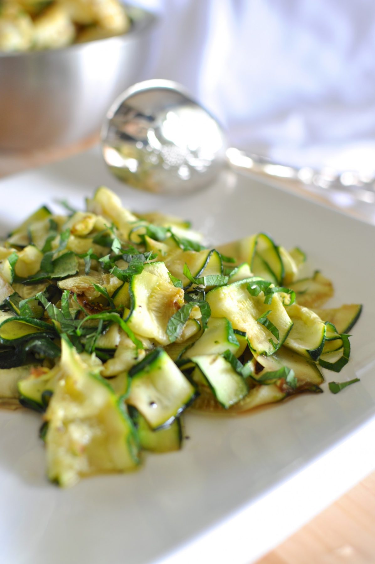 Marinated zucchini salad Claire K Creations