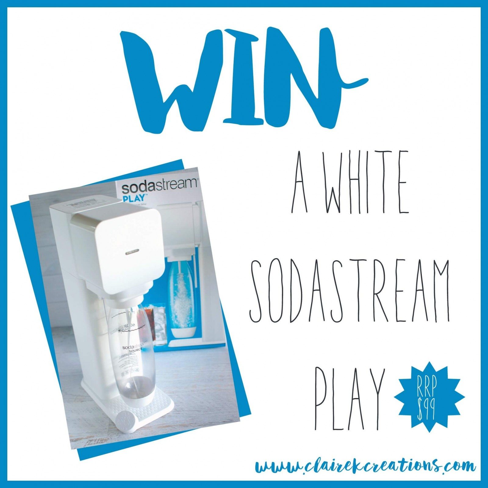 Passionfruit mock mojito and win a SodaStream Play Claire K Creations