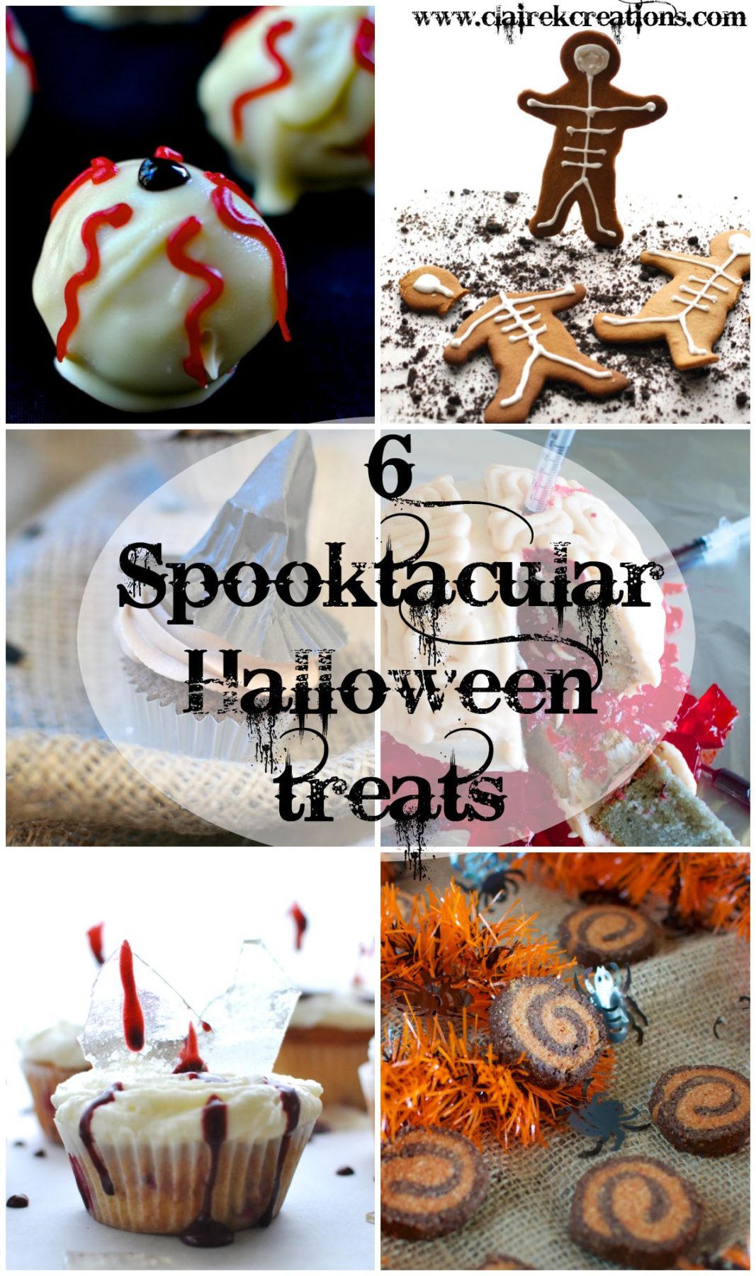 6 spooktacular Halloween treats via www.clairekcreations.com