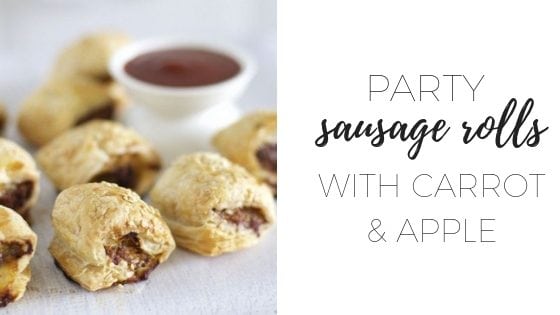 Party sausage rolls with carrot and apple (1)