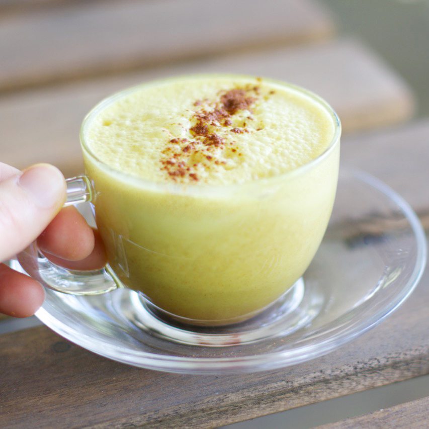 Turmeric Latte via www.clairekcreations.com