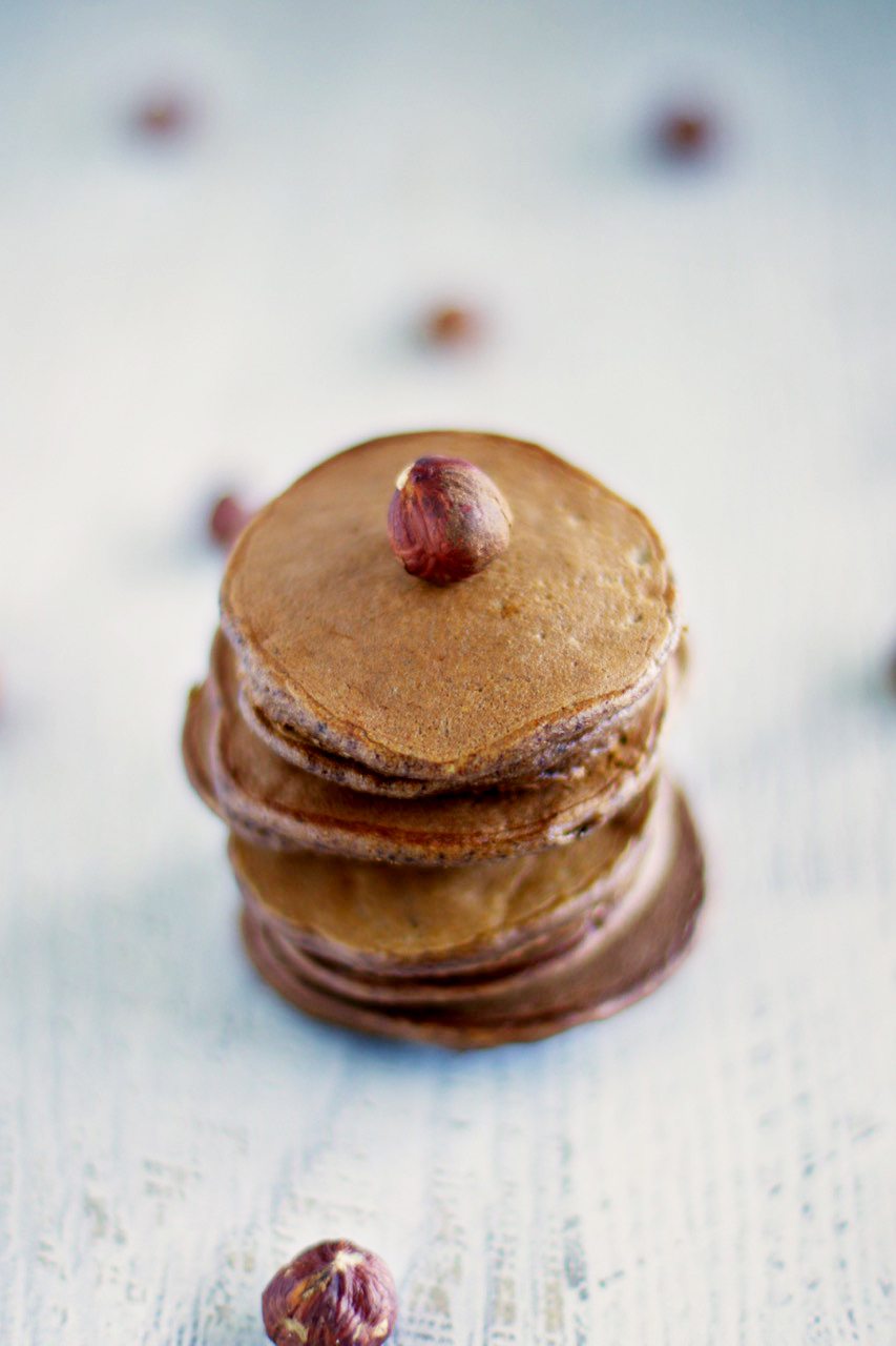 Nutella Pancakes via www.clairekcreations.com
