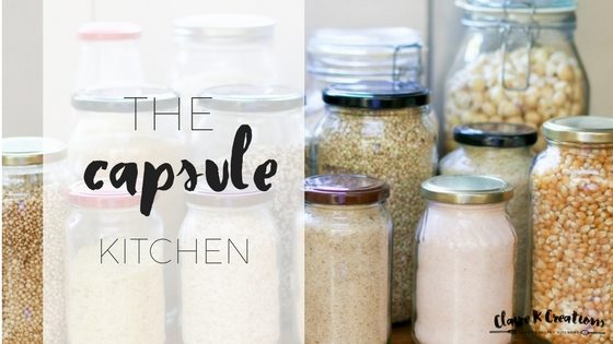 Capsule kitchen via www.clairekcreations.com