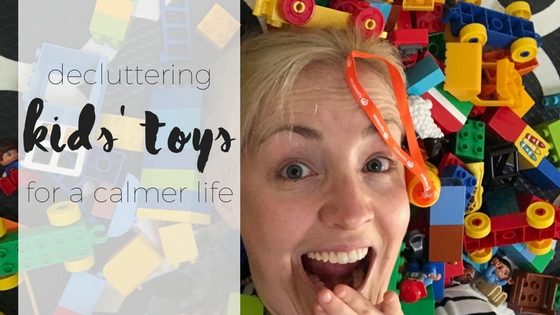 Decluttering kids toys via www.clairekcreations.com