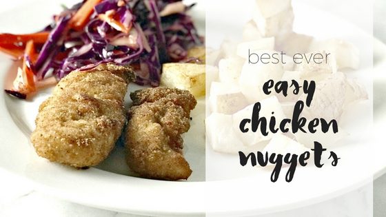 Best ever easy chicken nuggets via www.clairekcreations.com