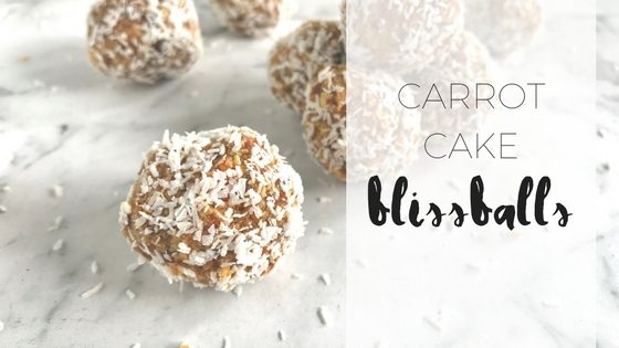 Carrot cake bliss balls via www.clairekcreations.com