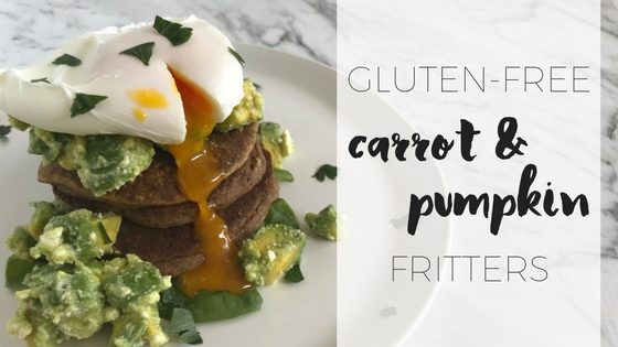 Gluten free carrot and pumpkin fritters via www.clairekcreations.com