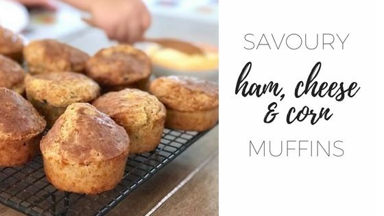 savoury ham cheese and corn muffins (1)