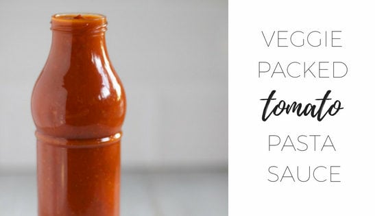 Veggie packed tomato pasta sauce via www.clairekcreations.com a great way to get more vegetables into fussy kids