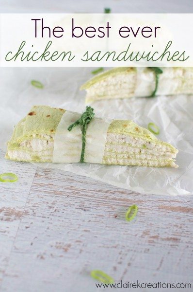 The best ever chicken sandwhich recipe you'll ever try - perfect for parties and can be made ahead and frozen