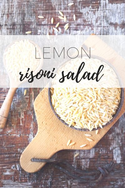 Lemon risoni salad