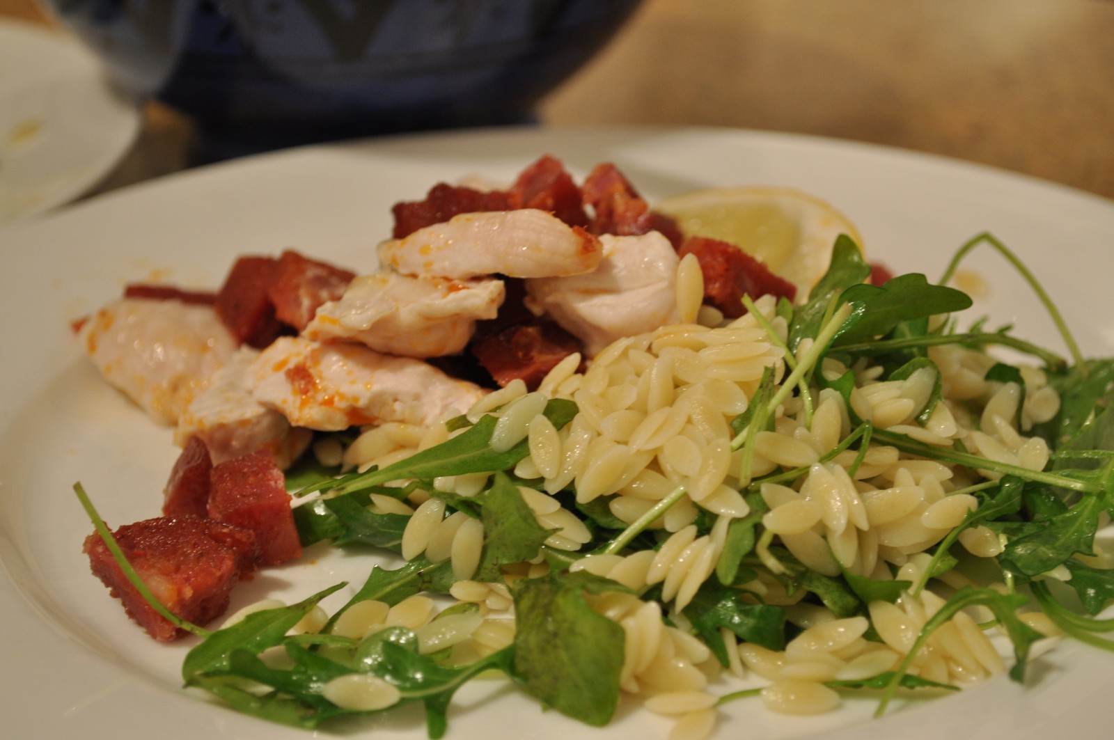 Chorizo chicken with risoni - Claire K Creations