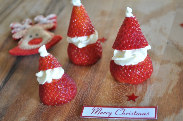 Santa strawberries Santa strawberries
