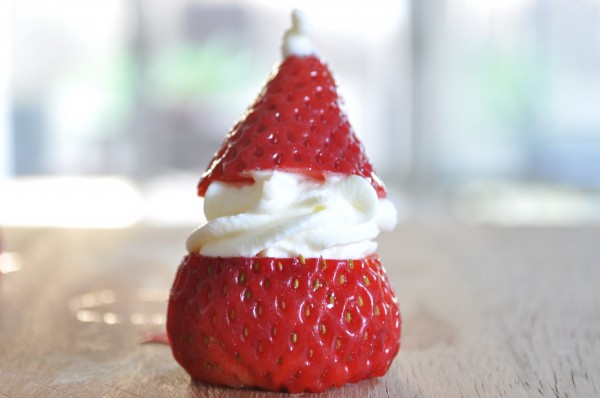 Strawberry santa Santa strawberries
