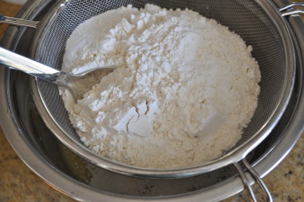 The dry ingredients
