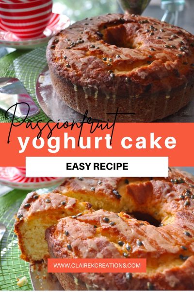 Passionfruit yoghurt cake (simple delicious recipe) - with passionfruit drizzle
