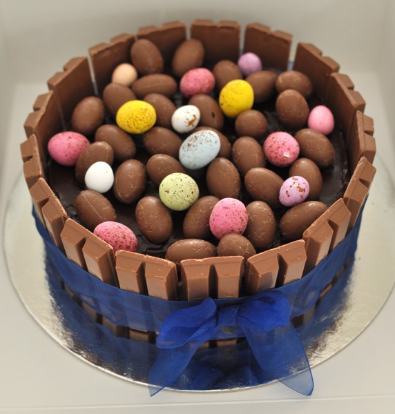 Easter basket cake
