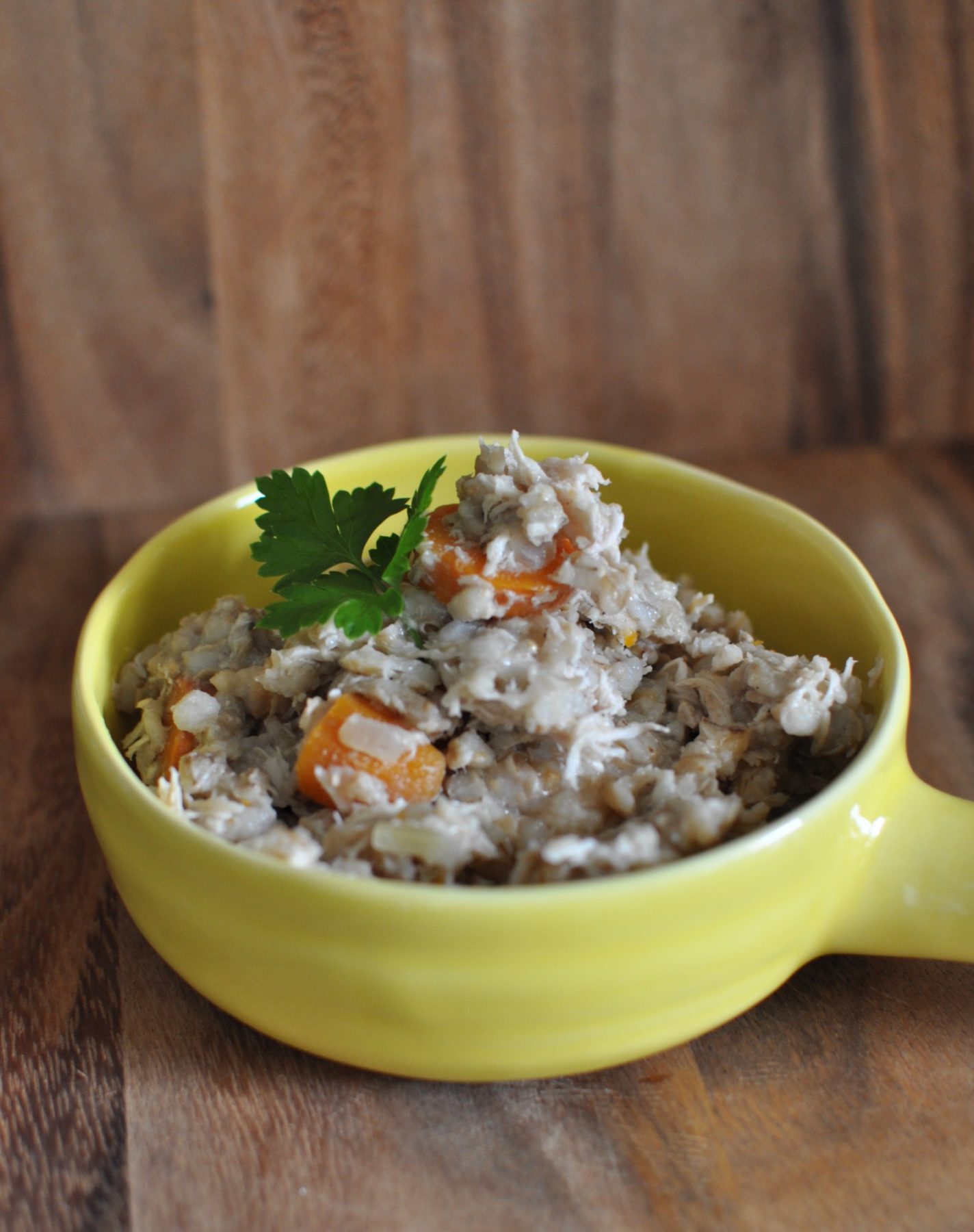 Chicken and barley stew in the slow cooker Claire K Creations