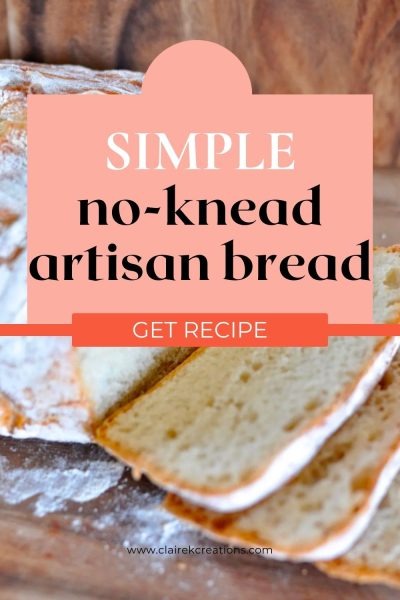 Simple no-knead artisan bread - Le Creuset bread recipe (easy no knead artisan loaf)
