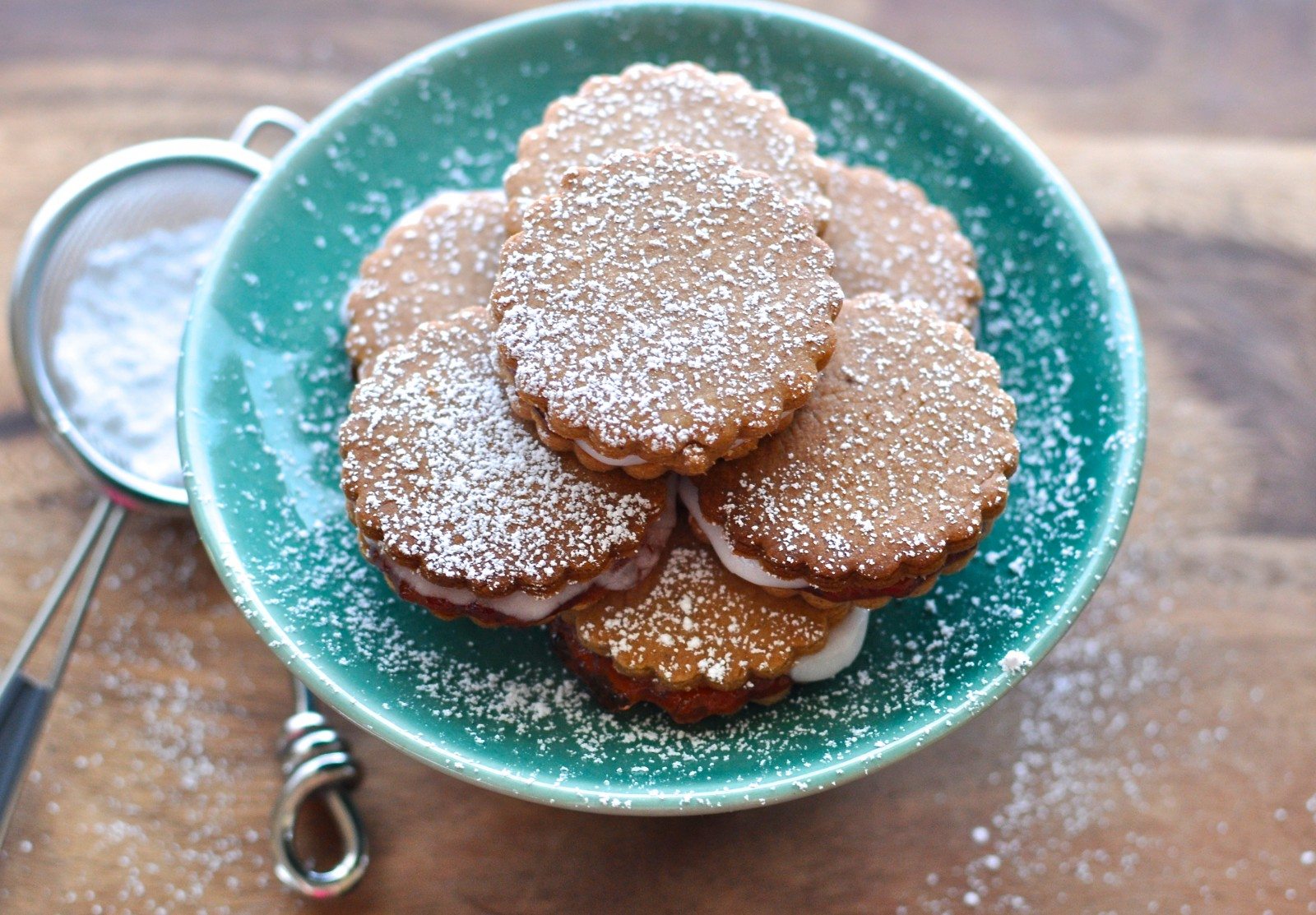 Icing sugar dusting Claire K Creations