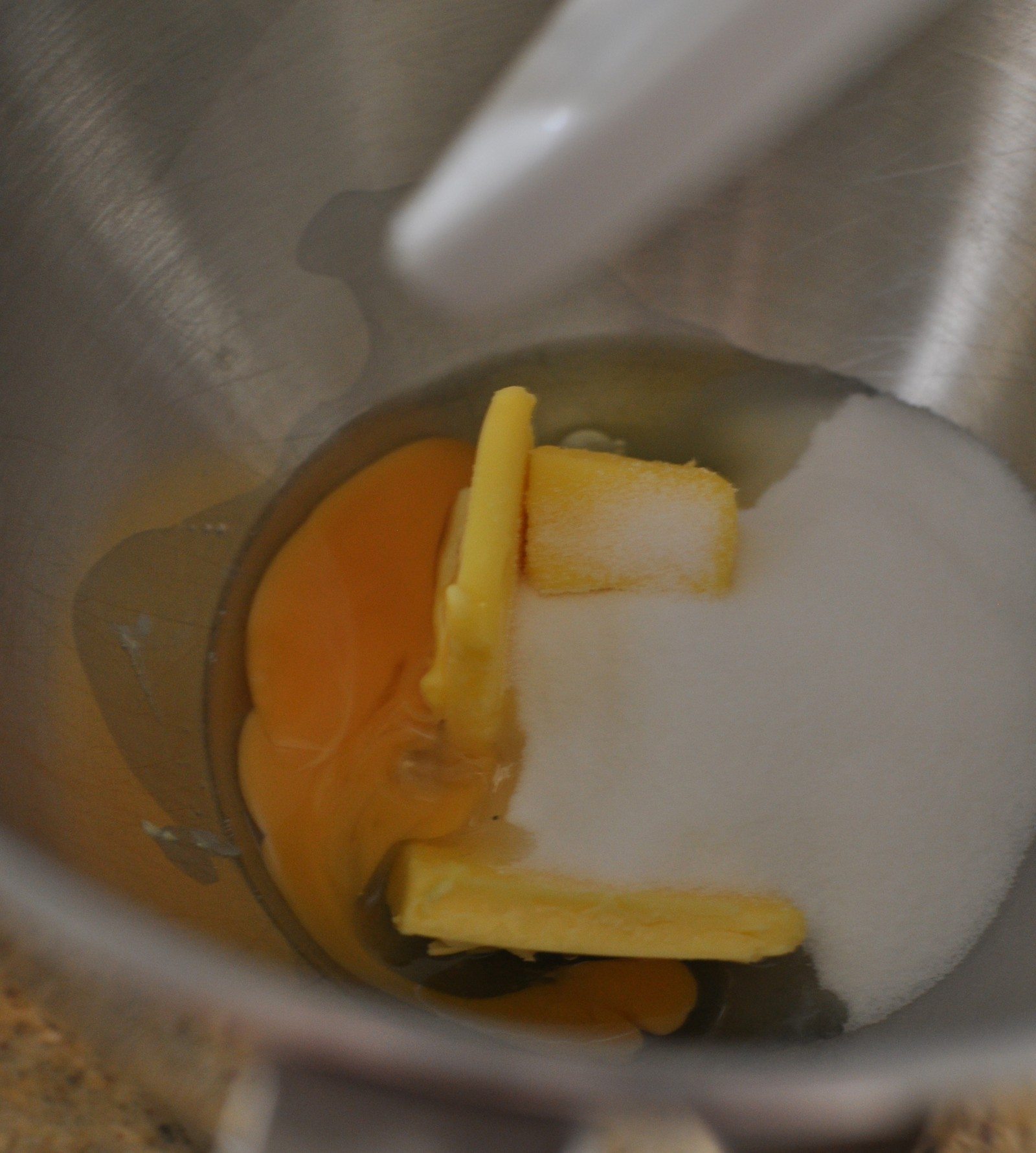 Butter, sugar, eggs and vanilla Claire K Creations