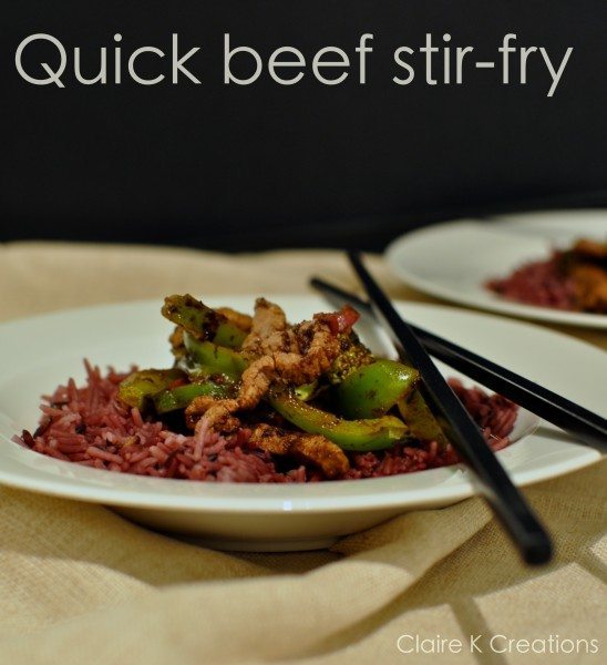 Quick beef stir-fry
