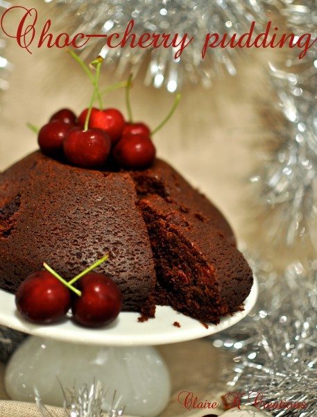 Chocolate cherry pudding