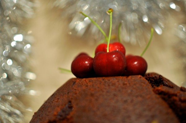Chocolate cherry pudding