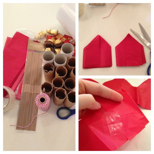 Homemade Christmas crackers