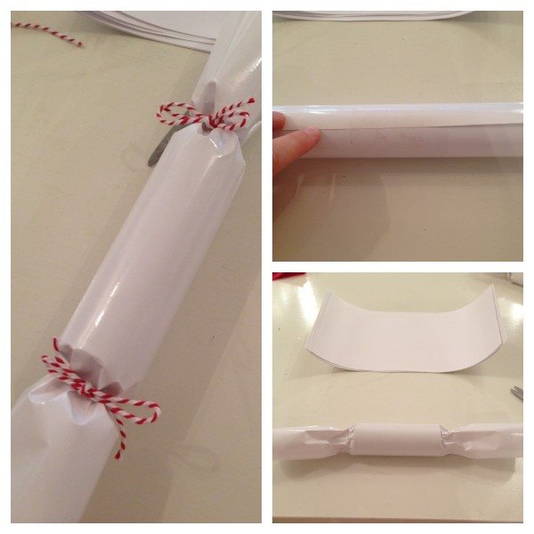 Homemade Christmas crackers
