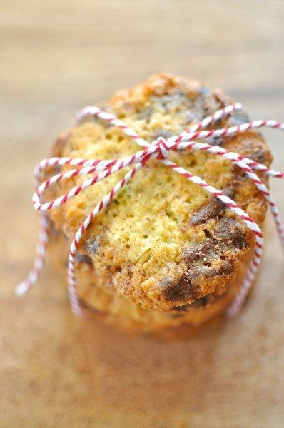 Chocolate chip and lime biscuits