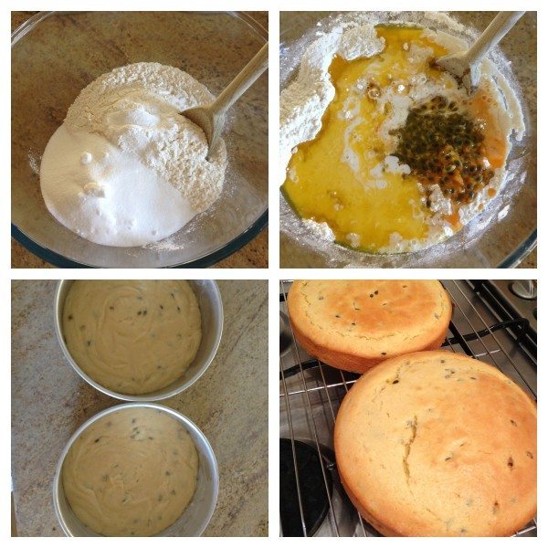 Making the cake