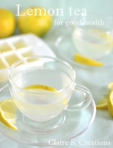 Lemon tea for good health
