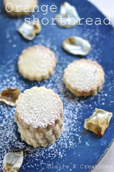 Orange shortbread
